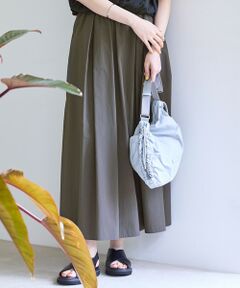 L size ONWARD(大きいサイズ) / エルサイズオンワード ミニ・ひざ丈スカート | 【SLOW/一部店舗限定】UVカット/撥水/接触冷感 ナイロンタスランタフタ スカート