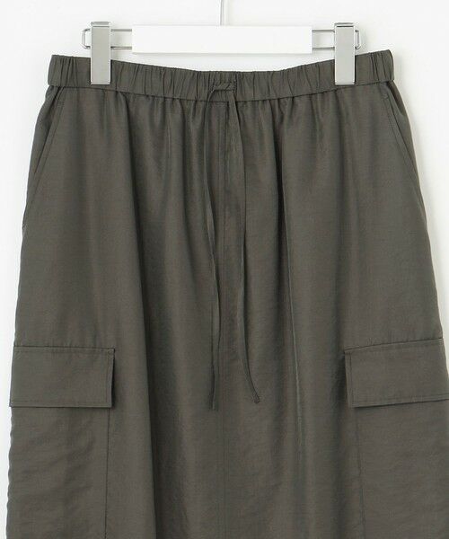 L size ONWARD(大きいサイズ) / エルサイズオンワード ミニ・ひざ丈スカート | 【SLOW/一部店舗限定】ブライトヴィンテージクロス Iライン スカート | 詳細6