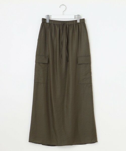 L size ONWARD(大きいサイズ) / エルサイズオンワード ミニ・ひざ丈スカート | 【SLOW/一部店舗限定】ブライトヴィンテージクロス Iライン スカート | 詳細21