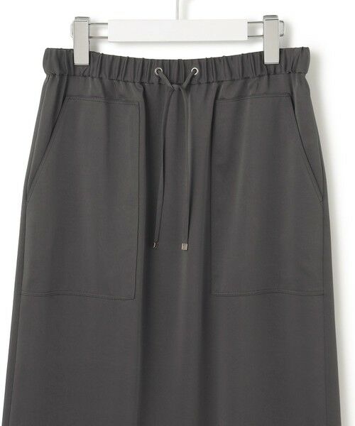 L size ONWARD(大きいサイズ) / エルサイズオンワード ミニ・ひざ丈スカート | 【撥水加工/洗える】スムースサテン Iライン スカート | 詳細13