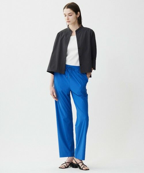 L size ONWARD(大きいサイズ) / エルサイズオンワード シャツ・ブラウス | 【接触冷感・UVカット・洗える】ヴィンテージスパンブロード バンドカラーシャツ | 詳細21