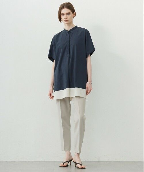 L size ONWARD(大きいサイズ) / エルサイズオンワード シャツ・ブラウス | 【接触冷感・UVカット・洗える】 RENUソフトタイプライター ブラウス | 詳細4