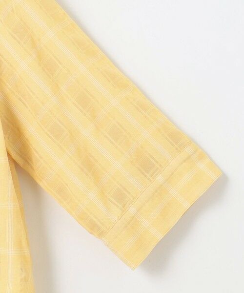 L size ONWARD(大きいサイズ) / エルサイズオンワード シャツ・ブラウス | 【洗える】SHEER チェック シャツ ブラウス | 詳細9