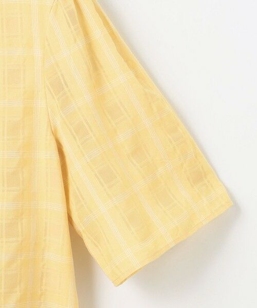 L size ONWARD(大きいサイズ) / エルサイズオンワード シャツ・ブラウス | 【洗える】SHEER チェック フレアスリーブ ブラウス | 詳細11