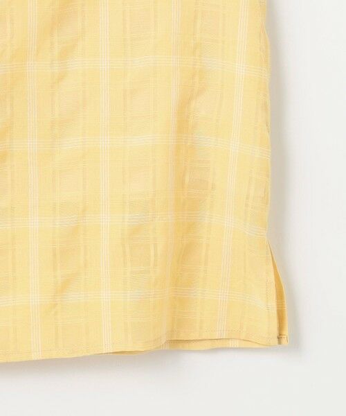 L size ONWARD(大きいサイズ) / エルサイズオンワード シャツ・ブラウス | 【洗える】SHEER チェック フレアスリーブ ブラウス | 詳細12