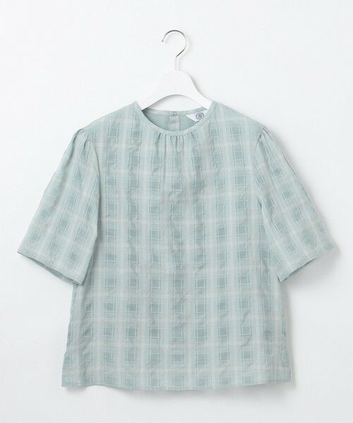 L size ONWARD(大きいサイズ) / エルサイズオンワード シャツ・ブラウス | 【洗える】SHEER チェック フレアスリーブ ブラウス | 詳細17