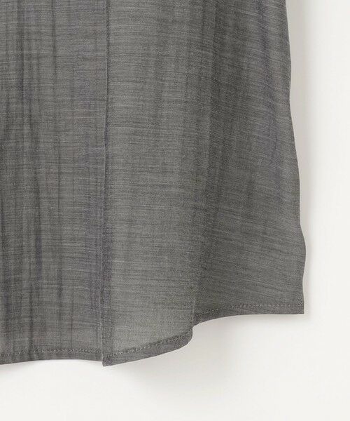 L size ONWARD(大きいサイズ) / エルサイズオンワード シャツ・ブラウス | 【洗える・速乾・接触冷感】リライムライトローン フリル ブラウス | 詳細6