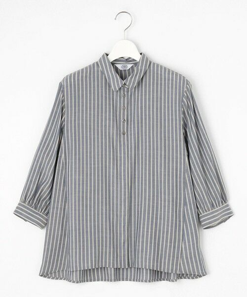 L size ONWARD(大きいサイズ) / エルサイズオンワード シャツ・ブラウス | 【洗える】ウォッシャブルキュプラツイル シャツ | 詳細13