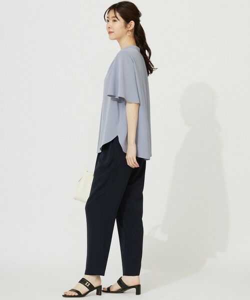 L size ONWARD(大きいサイズ) / エルサイズオンワード シャツ・ブラウス | 【接触冷感・吸水速乾・UVカット】サラキレイ スキッパー ブラウス | 詳細8