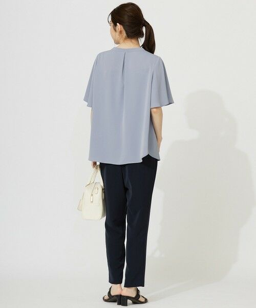 L size ONWARD(大きいサイズ) / エルサイズオンワード シャツ・ブラウス | 【接触冷感・吸水速乾・UVカット】サラキレイ スキッパー ブラウス | 詳細9