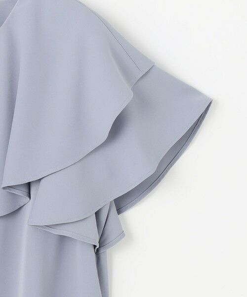 L size ONWARD(大きいサイズ) / エルサイズオンワード シャツ・ブラウス | 【接触冷感・吸水速乾・UVカット】サラキレイ フリル ブラウス | 詳細10