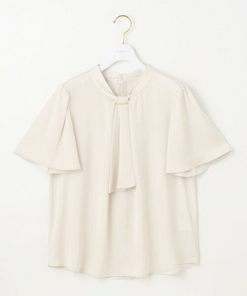 L size ONWARD(大きいサイズ) / エルサイズオンワード シャツ・ブラウス | 【洗える】4WAY半袖 ボウブラウス | 詳細4