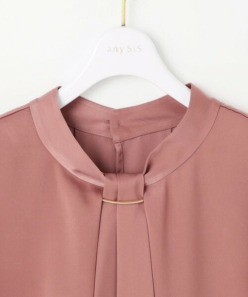 L size ONWARD(大きいサイズ) / エルサイズオンワード シャツ・ブラウス | 【洗える】4WAY半袖 ボウブラウス | 詳細14