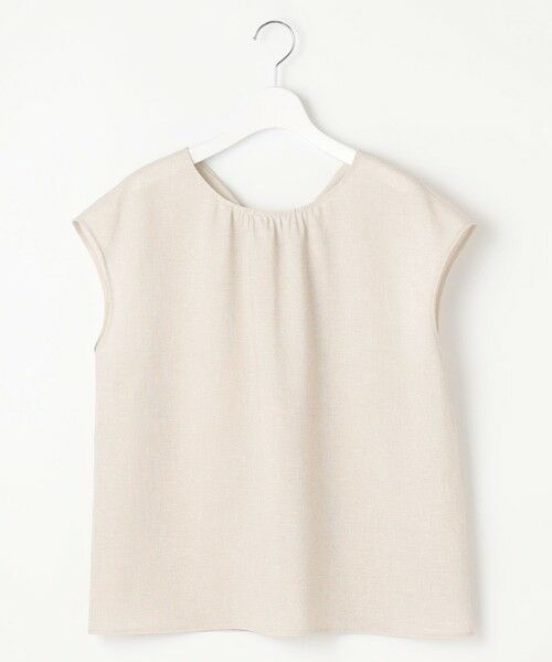 L size ONWARD(大きいサイズ) / エルサイズオンワード シャツ・ブラウス | 【洗える】ラスティックメッシュバックボウタイ ブラウス | 詳細3