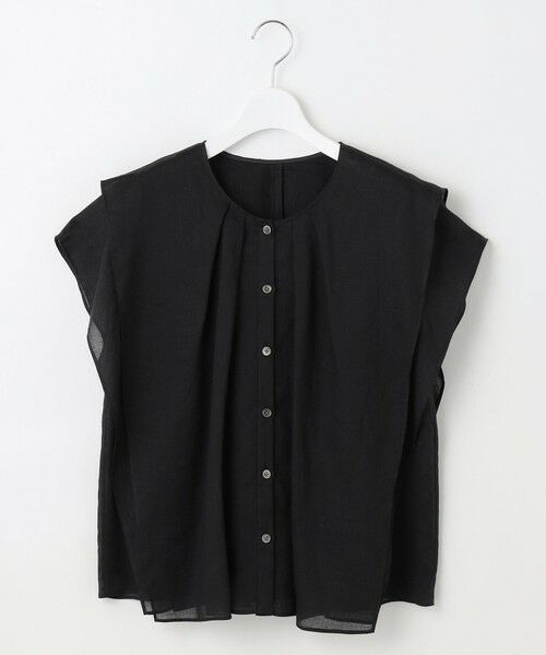 L size ONWARD(大きいサイズ) / エルサイズオンワード シャツ・ブラウス | 【カタログ掲載・接触冷感・洗える】シアーラミーローンフリル ブラウス | 詳細16