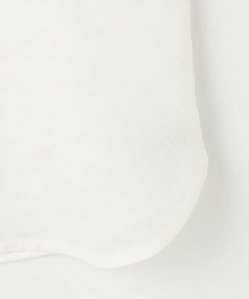 L size ONWARD(大きいサイズ) / エルサイズオンワード シャツ・ブラウス | 【カタログ掲載・接触冷感・洗える】シアーラミーローンクロップド丈 ブラウス | 詳細9