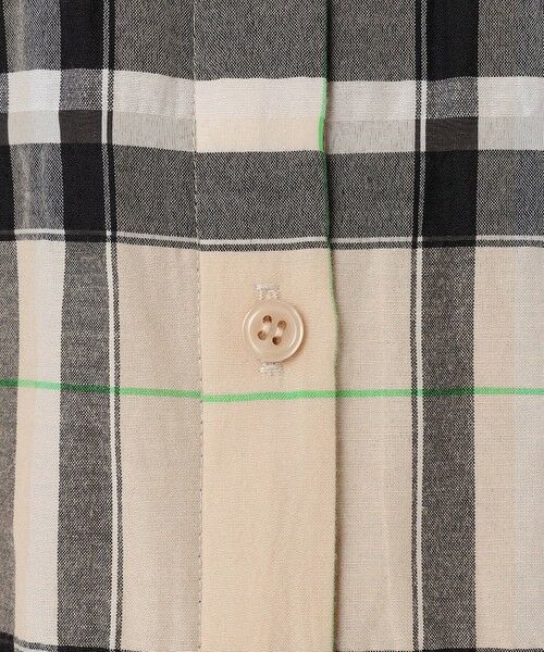 L size ONWARD(大きいサイズ) / エルサイズオンワード シャツ・ブラウス | 【洗える】シアーブライトチェック ブラウス | 詳細5