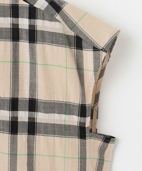 L size ONWARD(大きいサイズ) / エルサイズオンワード シャツ・ブラウス | 【洗える】シアーブライトチェック ブラウス | 詳細6