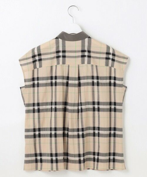 L size ONWARD(大きいサイズ) / エルサイズオンワード シャツ・ブラウス | 【洗える】シアーブライトチェック ブラウス | 詳細8