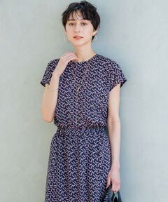 L size ONWARD(大きいサイズ) / エルサイズオンワード シャツ・ブラウス | 【洗える】エスパドリーユ プリント ブラウス