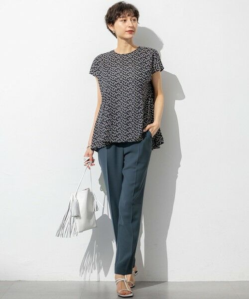 L size ONWARD(大きいサイズ) / エルサイズオンワード シャツ・ブラウス | 【洗える】エスパドリーユ プリント ブラウス | 詳細1