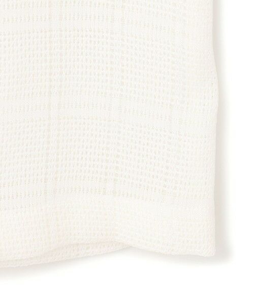 L size ONWARD(大きいサイズ) / エルサイズオンワード テーラードジャケット | スクエアチェックレノクロス レースジャケット | 詳細7