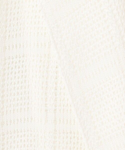 L size ONWARD(大きいサイズ) / エルサイズオンワード テーラードジャケット | スクエアチェックレノクロス レースジャケット | 詳細9