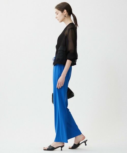 L size ONWARD(大きいサイズ) / エルサイズオンワード その他アウター | 【洗える】Ta/Peメッシュ ブルゾン | 詳細27