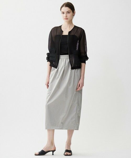 L size ONWARD(大きいサイズ) / エルサイズオンワード その他アウター | 【洗える】Ta/Peメッシュ ブルゾン | 詳細22