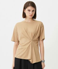 L size ONWARD(大きいサイズ) / エルサイズオンワード カットソー | 【接触冷感・UVケア・吸水速乾・洗える】グレースジャージー イレギュラーヘムカットソー