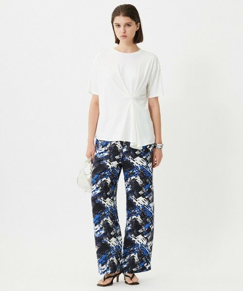 L size ONWARD(大きいサイズ) / エルサイズオンワード カットソー | 【接触冷感・UVケア・吸水速乾・洗える】グレースジャージー イレギュラーヘムカットソー | 詳細1