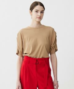 L size ONWARD(大きいサイズ) / エルサイズオンワード カットソー | 【接触冷感・UVケア・吸水速乾・洗える】グレースジャージー ドルマンスリーブカットソー