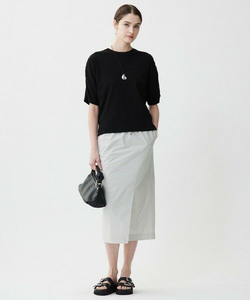 L size ONWARD(大きいサイズ) / エルサイズオンワード カットソー | 【接触冷感・UVケア・吸水速乾・洗える】グレースジャージー ドルマンスリーブカットソー | 詳細10