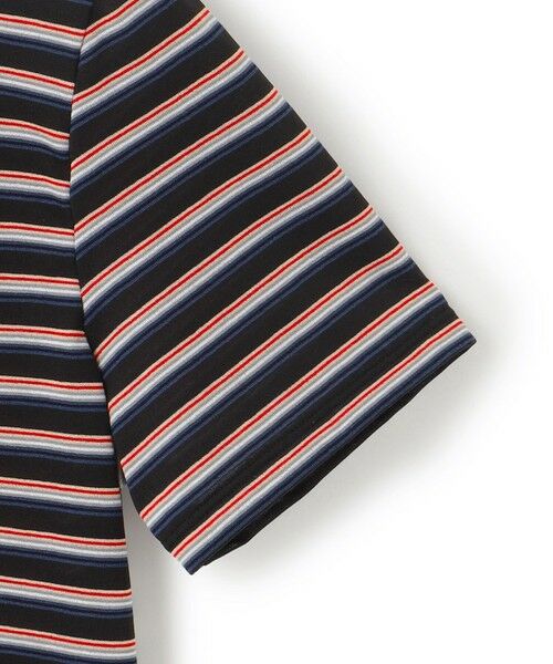 L size ONWARD(大きいサイズ) / エルサイズオンワード カットソー | 【洗える】 シアーマルチボーダー カットソー | 詳細13