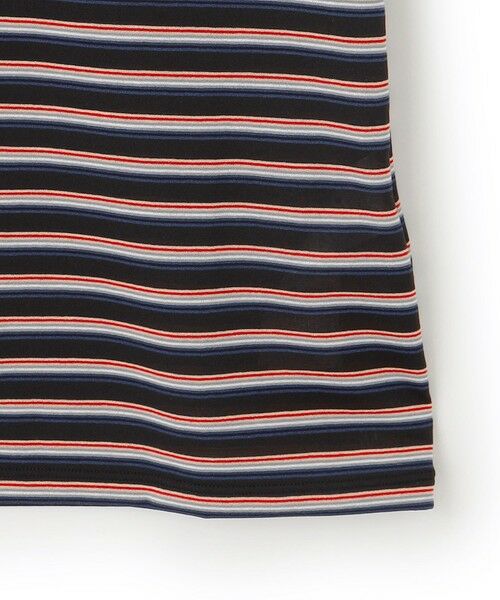 L size ONWARD(大きいサイズ) / エルサイズオンワード カットソー | 【洗える】 シアーマルチボーダー カットソー | 詳細14