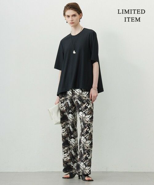 L size ONWARD(大きいサイズ) / エルサイズオンワード カットソー | 【WEB限定・洗える】シアートリコット ペプラムカットソー | 詳細6