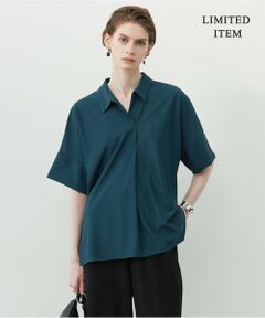 L size ONWARD(大きいサイズ) / エルサイズオンワード カットソー | 【WEB限定・洗える】シアートリコット スキッパーカットソー