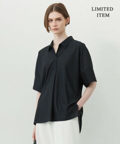 L size ONWARD(大きいサイズ) / エルサイズオンワード カットソー | 【WEB限定・洗える】シアートリコット スキッパーカットソー