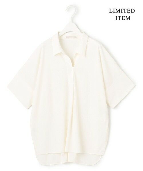 L size ONWARD(大きいサイズ) / エルサイズオンワード カットソー | 【WEB限定・洗える】シアートリコット スキッパーカットソー | 詳細2