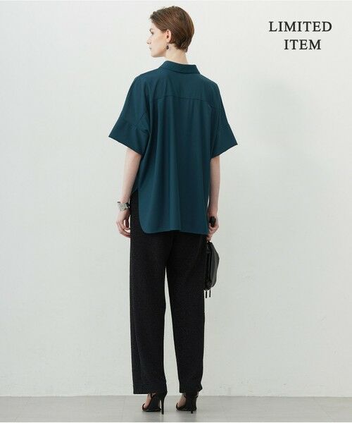 L size ONWARD(大きいサイズ) / エルサイズオンワード カットソー | 【WEB限定・洗える】シアートリコット スキッパーカットソー | 詳細4