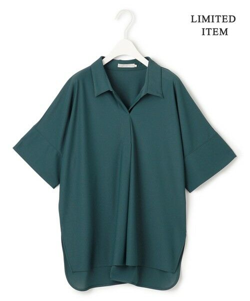 L size ONWARD(大きいサイズ) / エルサイズオンワード カットソー | 【WEB限定・洗える】シアートリコット スキッパーカットソー | 詳細5