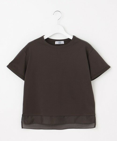 L size ONWARD(大きいサイズ) / エルサイズオンワード カットソー | 【WEB限定カラーあり・洗える】コットンスムース シアーデザイン カットソー | 詳細16