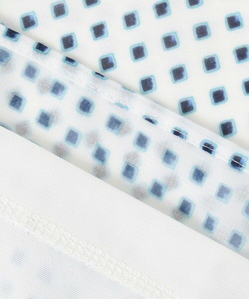 L size ONWARD(大きいサイズ) / エルサイズオンワード カットソー | 【洗える】スクエアープリント カットソー | 詳細12