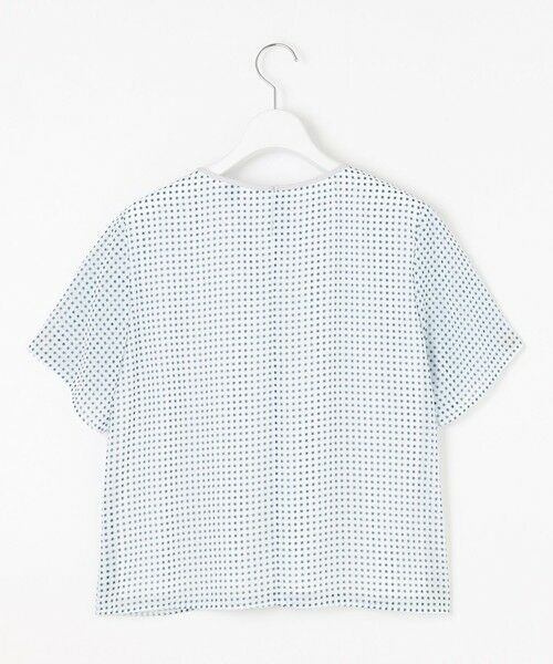 L size ONWARD(大きいサイズ) / エルサイズオンワード カットソー | 【洗える】スクエアープリント カットソー | 詳細7