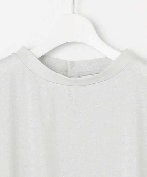 L size ONWARD(大きいサイズ) / エルサイズオンワード カットソー | 【洗える・接触冷感・UVカット】ラメ天竺 カットソー | 詳細5