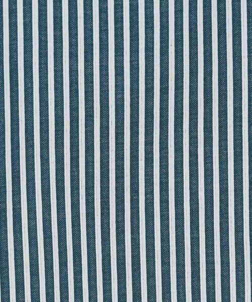 L size ONWARD(大きいサイズ) / エルサイズオンワード カットソー | 【WEB限定カラーあり・洗える】ストライプジャージー フレンチスリーブ カットソー | 詳細4