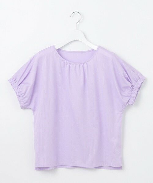 L size ONWARD(大きいサイズ) / エルサイズオンワード カットソー | 【WEB限定カラーあり・洗える】ストライプジャージー フレンチスリーブ カットソー | 詳細18