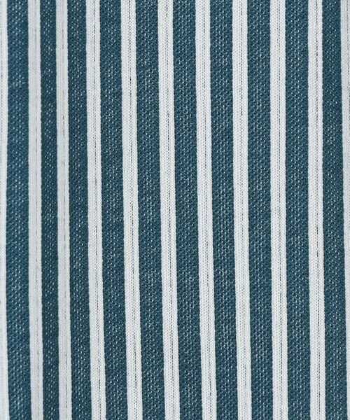 L size ONWARD(大きいサイズ) / エルサイズオンワード カットソー | 【WEB限定・洗える】ストライプジャージー フレア カットソー | 詳細4