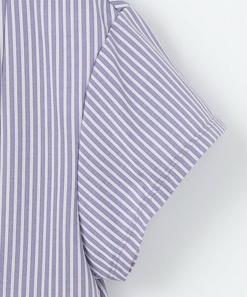 L size ONWARD(大きいサイズ) / エルサイズオンワード カットソー | 【WEB限定・洗える】ストライプジャージー フレア カットソー | 詳細16