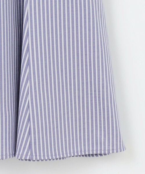 L size ONWARD(大きいサイズ) / エルサイズオンワード カットソー | 【WEB限定・洗える】ストライプジャージー フレア カットソー | 詳細17